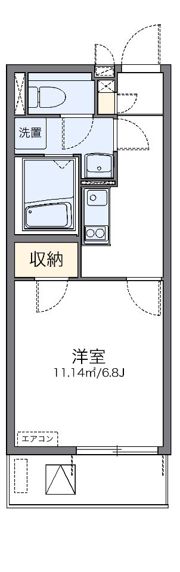 レオネクストたまきの間取り画像