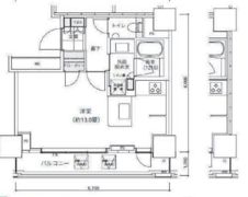 パークキューブ愛宕山タワーの間取り画像