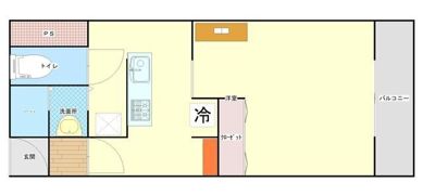 サンファスト東中野の間取り画像