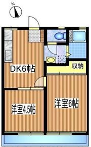 パールハイツ武蔵野の間取り画像