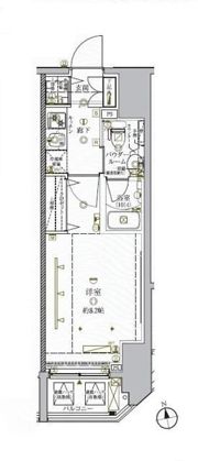 クレイシア秋葉原EASTの間取り画像