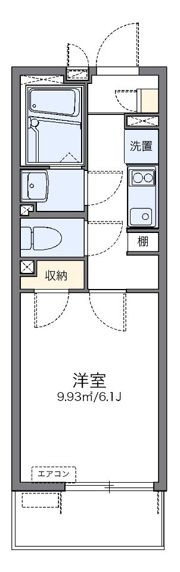 レオネクストエステート旗の台の間取り画像
