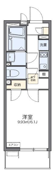 レオネクストエステート旗の台の間取り画像