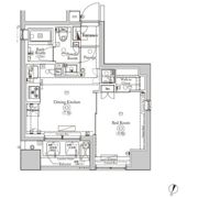 BPRレジデンス神田富山町の間取り画像