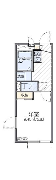 レオパレスエルデンアイの間取り画像