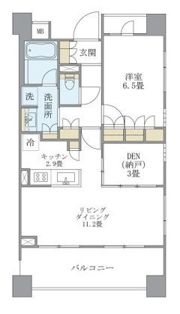アパートメンツ三田の間取り画像