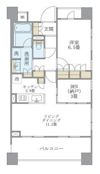 アパートメンツ三田の間取り画像