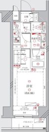 ディアレイシャス港区海岸の間取り画像