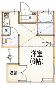 ルーミー東大井の間取り画像