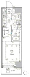 クレイシア新宿中落合の間取り画像