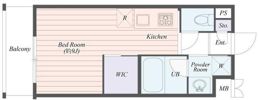 B CITY APARTMENT SHINJUKU NWの間取り画像