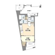 リビオレゾン千代田岩本町ルジェンテの間取り画像