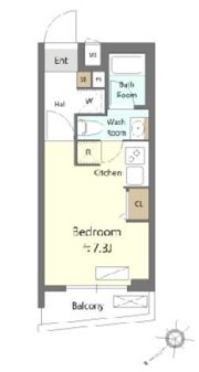 SHOKEN Residence横浜生麦Ⅲの間取り画像