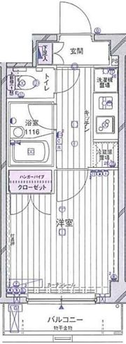 ユナイテッドグロー西落合の間取り画像