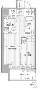 ヒューリックレジデンス新御茶ノ水の間取り画像