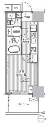 ヒューリックレジデンス新御茶ノ水の間取り画像
