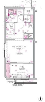 ベルシードステアー東日暮里Ⅱの間取り画像