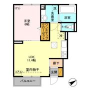 ペイサージュ箕田の間取り画像