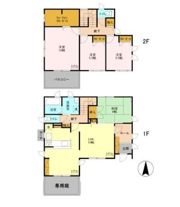 高坂あずま町貸家の間取り画像