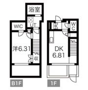 ASTILE三軒茶屋Ⅲの間取り画像