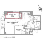 コンフォリア・リヴ平井MUTIOの間取り画像