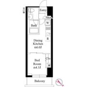 グランパセオ銀座築地の間取り画像
