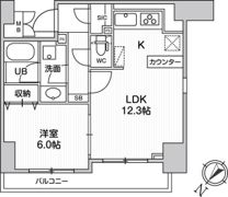 AlphaPrime日本橋EASTの間取り画像