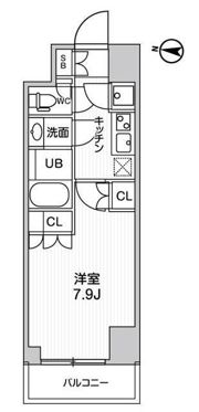 ガリシア森下Ⅴの間取り画像