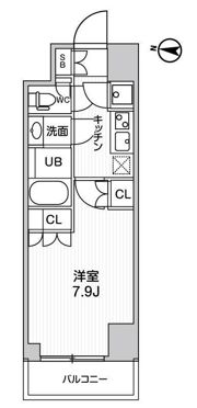 ガリシア森下Ⅴの間取り画像