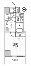 ガリシア森下Ⅴの間取り画像