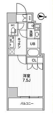 ガリシア森下Ⅴの間取り画像