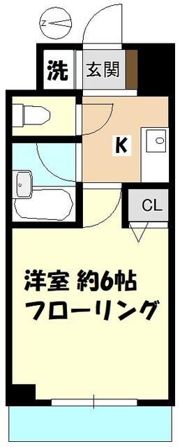 KATSUパレスの間取り画像
