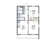 レオパレスドミールA館の間取り画像
