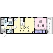 ウエスト シックスの間取り画像