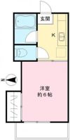 ハイツ城山A棟の間取り画像