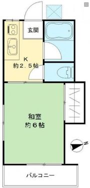 ハイツ城山A棟の間取り画像