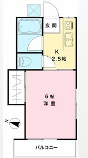 ハイツ城山A棟の間取り画像