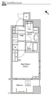 プライムアーバン月島の間取り画像