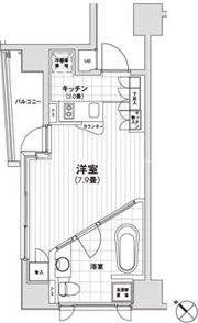 カスタリア銀座の間取り画像