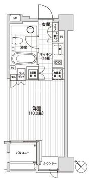 カスタリア銀座の間取り画像
