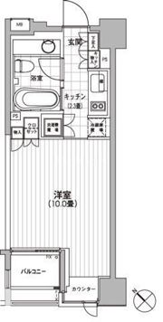 カスタリア銀座の間取り画像