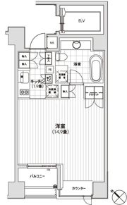 カスタリア銀座の間取り画像