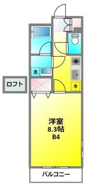ハイツけやき七番館の間取り画像