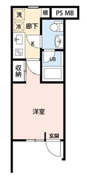 リーフコートの間取り画像