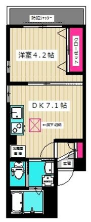ウェルスクエア多摩川の間取り画像