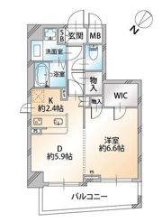 オーキッドレジデンス千代田岩本町の間取り画像