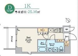 クレストコート蔵前ステーションフロントの間取り画像
