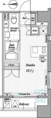 レジディア錦糸町Ⅱの間取り画像