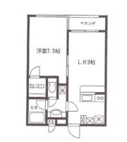 ルクレ東長崎の間取り画像