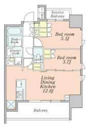 クレストコート本所吾妻橋の間取り画像